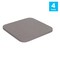 Flash Furniture 4PK Gray Poly Resin Seats for Stools & Chairs, 4PK 4-JJ-SEA-PL02-GY-GG - alternate 8